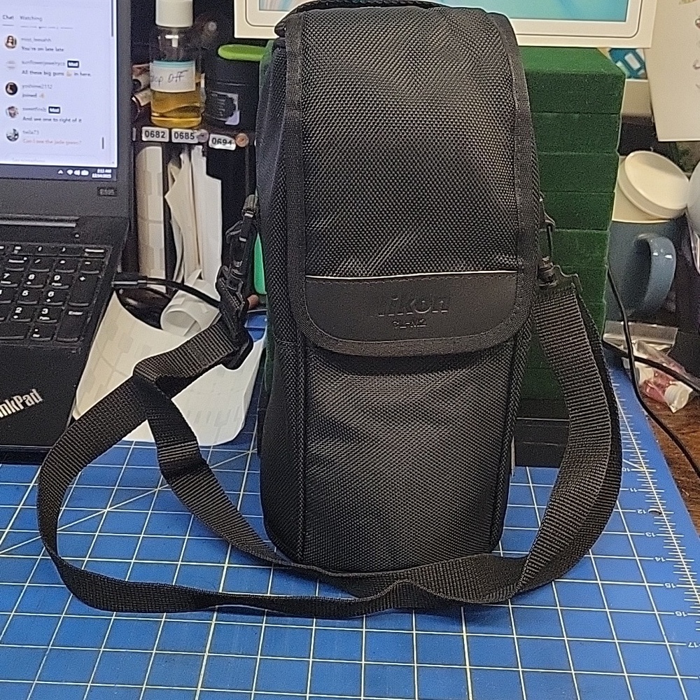 Nikon Black Camera Lense Bag 11.6 x 6 x 6